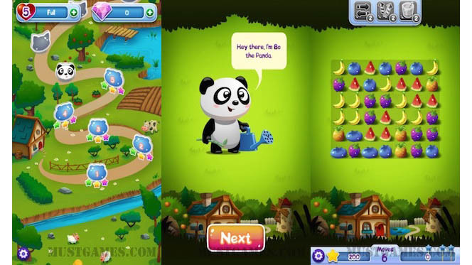 Fruit Panda Juicy Match Android Game Review